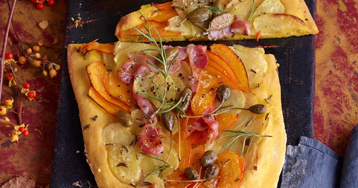 Fougasse au potimarron et lard fumé : un délice automnal à découvrir