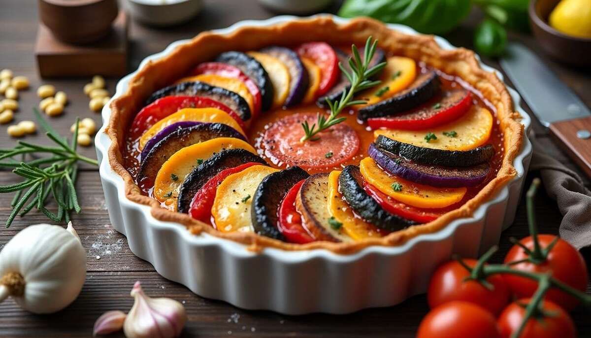 la tarte à la ratatouille : un voyage en méditerranée dans votre assiette
