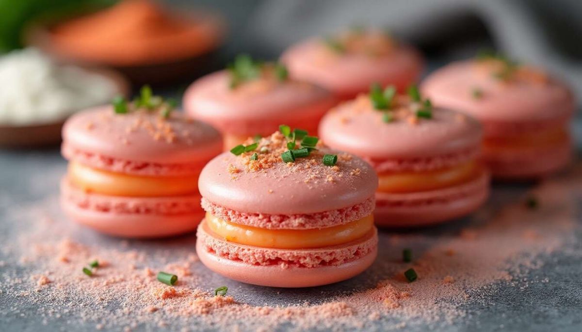 Macarons salés au saumon : un régal pour les papilles