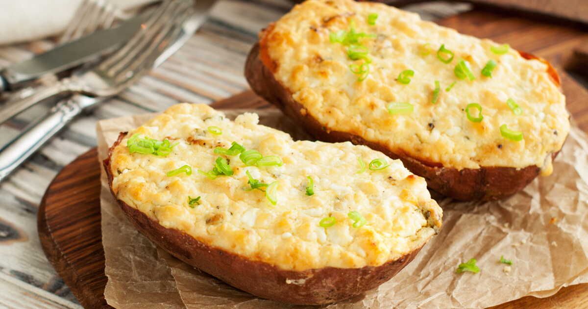 Réveillez vos papilles avec des patates douces farcies au chèvre et miel