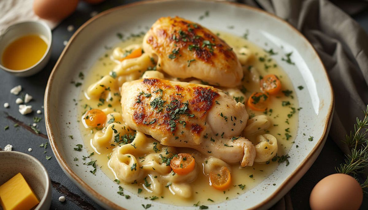 Préparez un blanc de poulet à la normande : un délice simple à réaliser