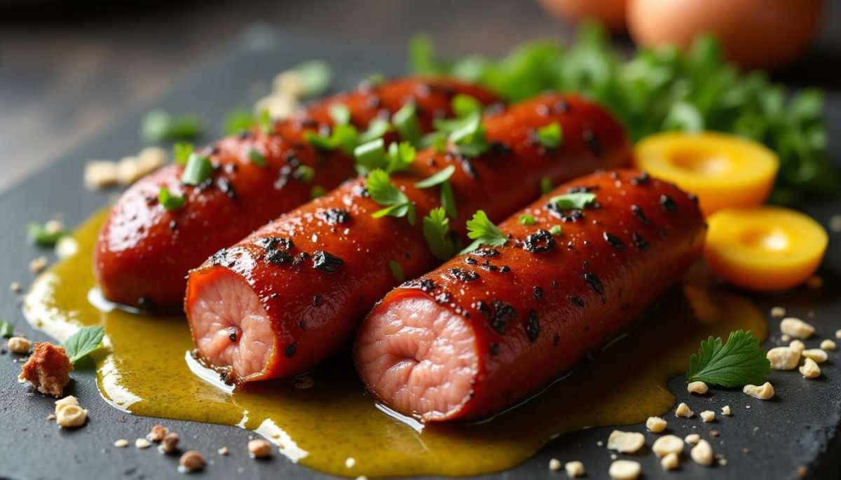 Une délicieuse andouillette grillée à partager