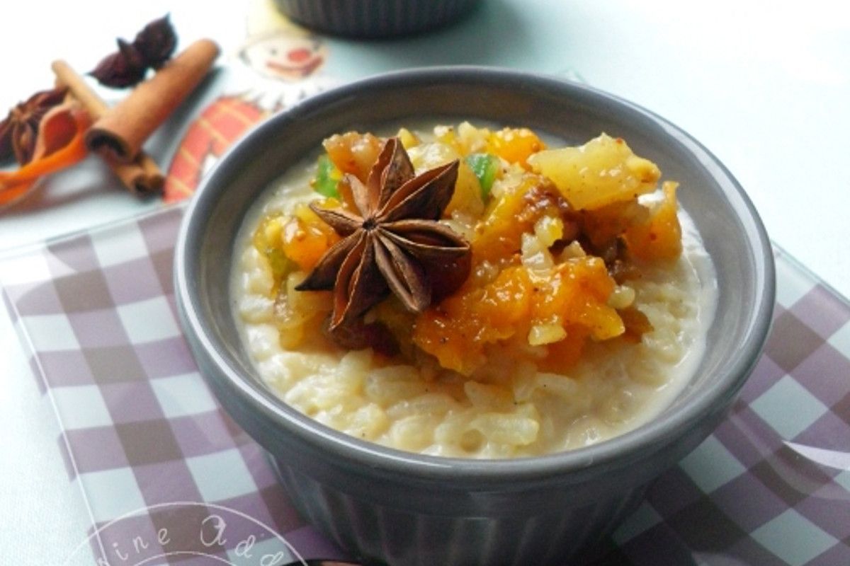 Riz au lait façon Baerewaecke, aux senteurs de Noël