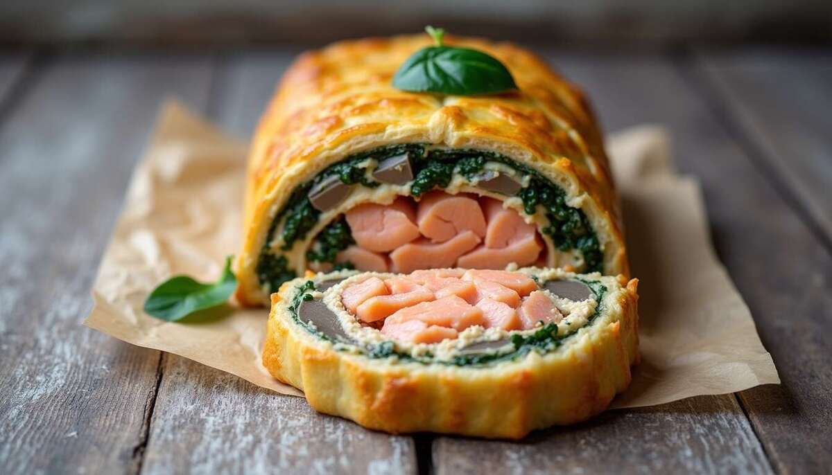 Tourte au saumon et épinards : une recette réconfortante et savoureuse