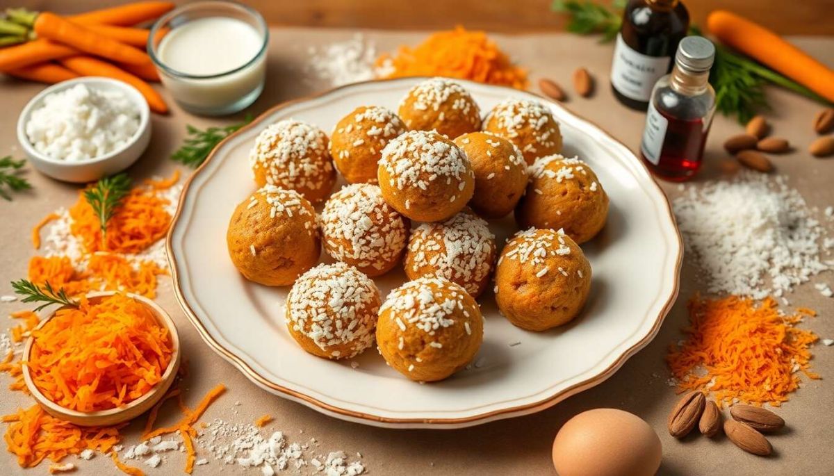 Découvrez la douceur des boules de carotte et noix de coco