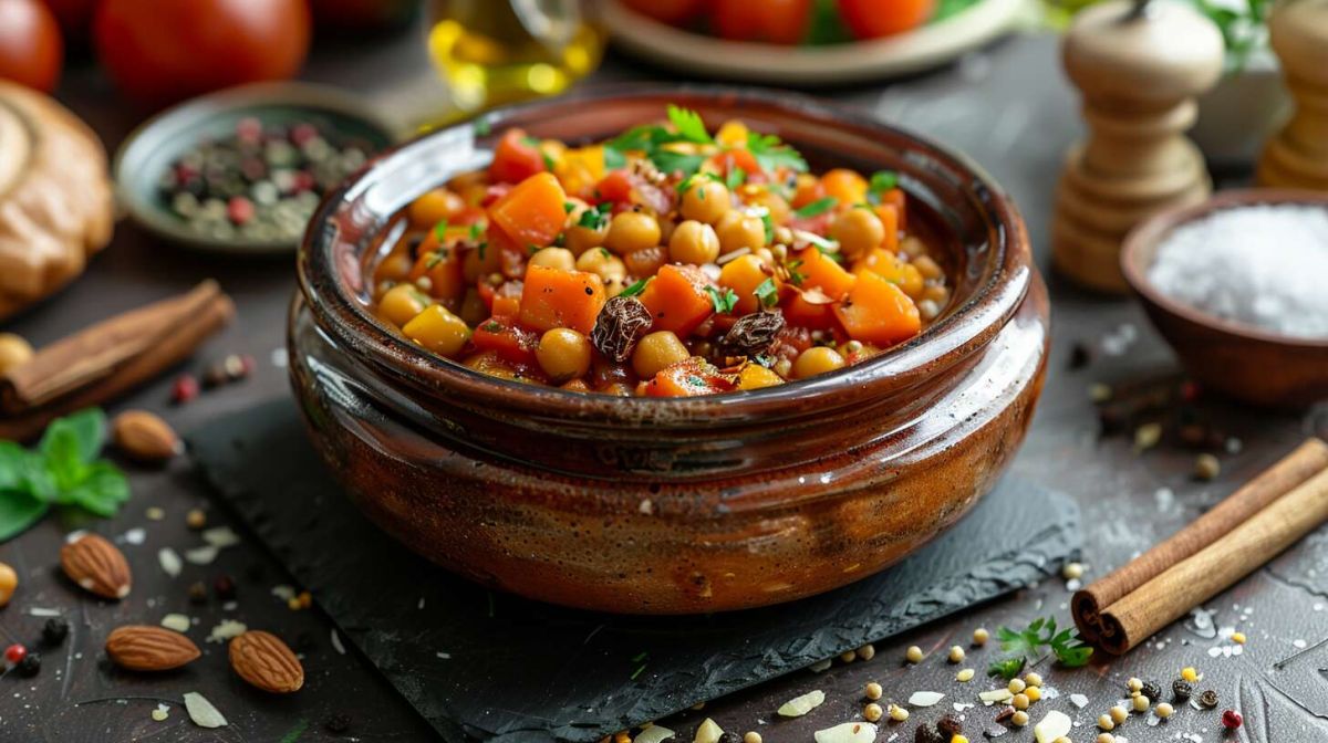 plongée dans les saveurs marocaines avec un tajine végétarien