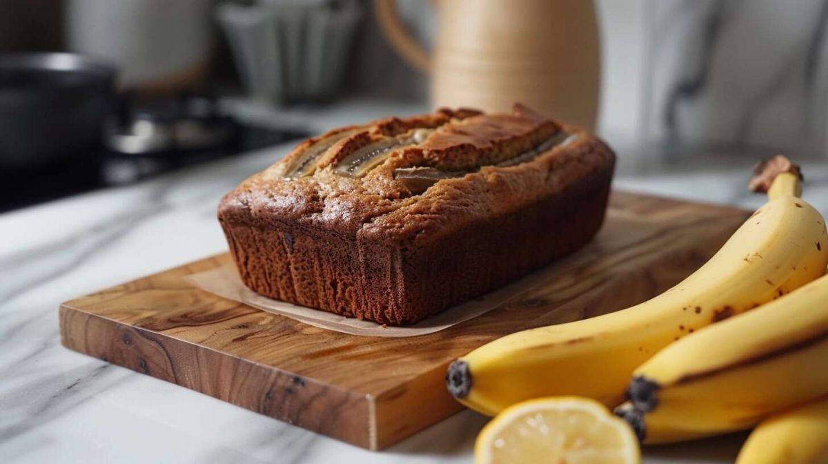 Un banana bread sans œufs : la gourmandise à portée de main