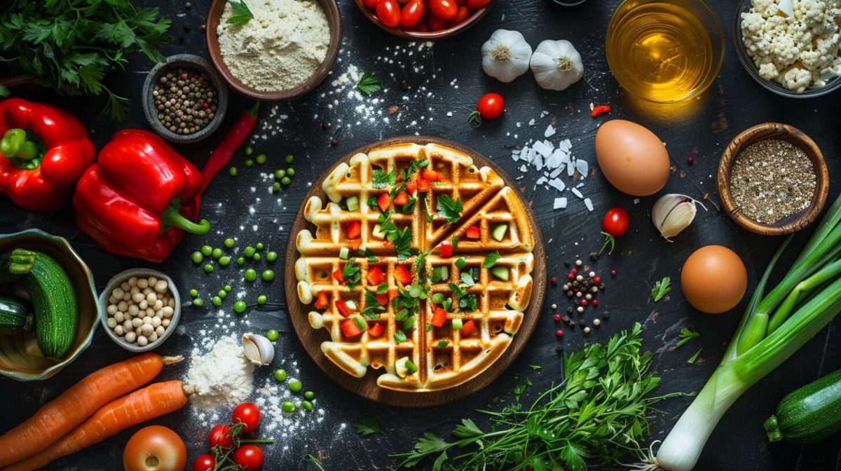 Des gaufres salées aux légumes pour éveiller vos papilles