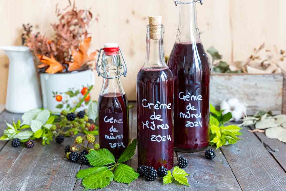 Crème de mûres maison