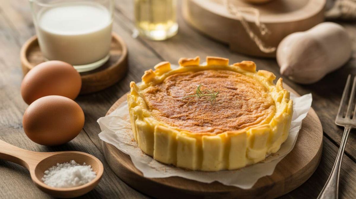 Recette : clafoutis salé au fromage de brebis basque