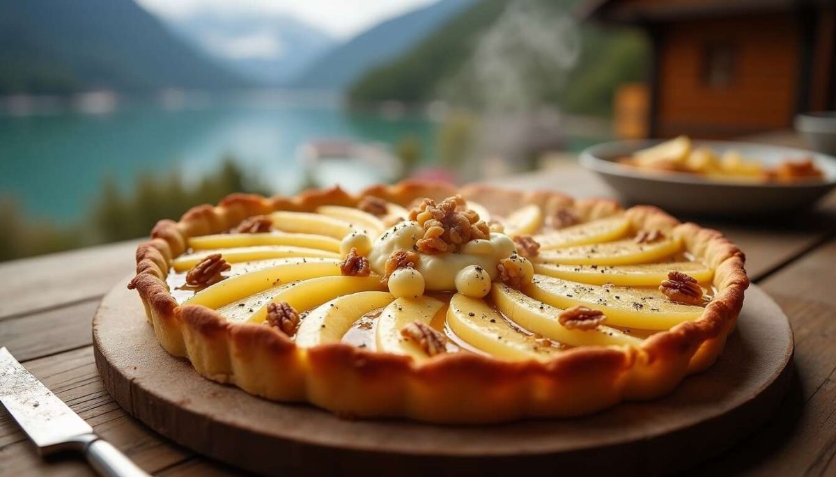 Tarte aux poires et Roquefort : une alliance sucrée-salée irrésistible