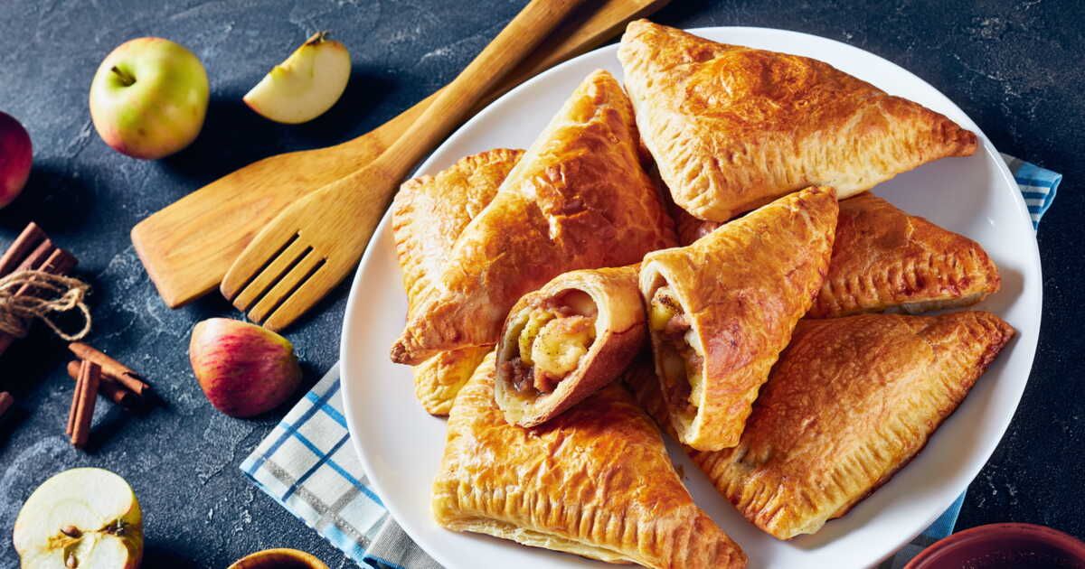 Un dessert rapide qui va régaler toute la famille : chausson aux pommes XXL