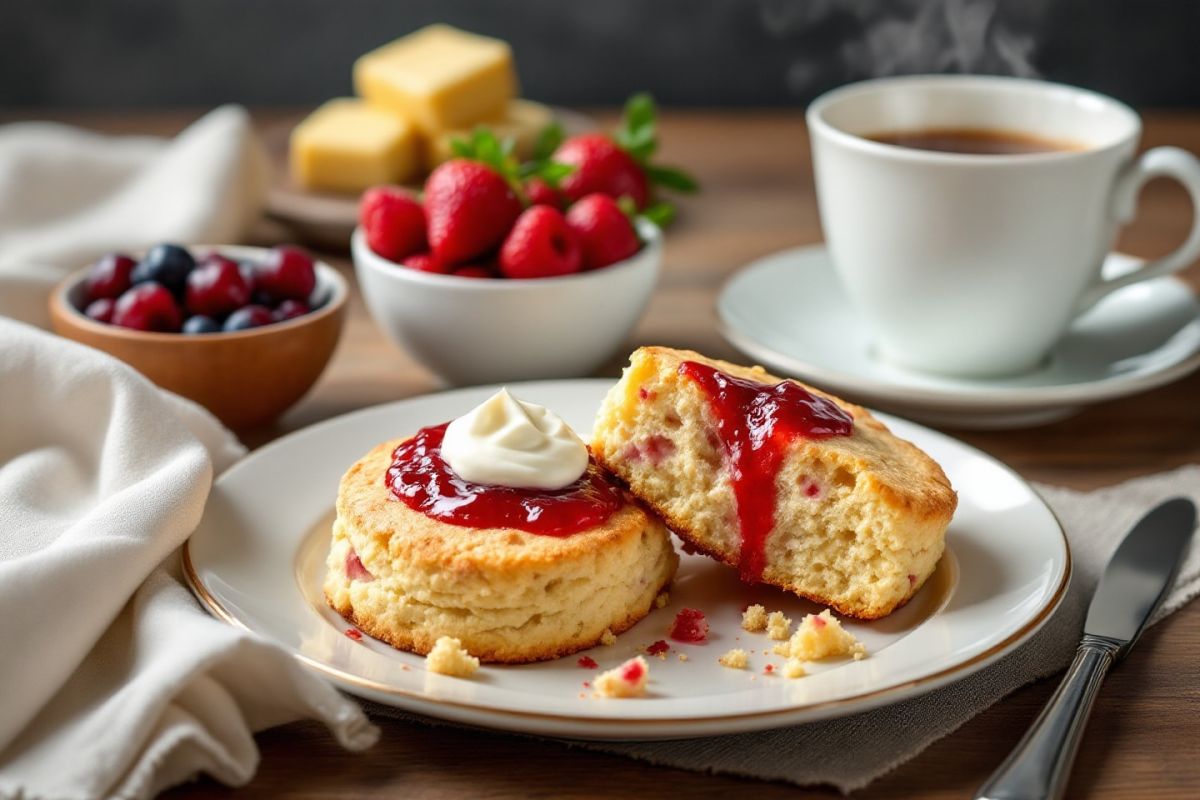 Un petit-déjeuner réconfortant : la recette de scones maison pour un réveil gourmand