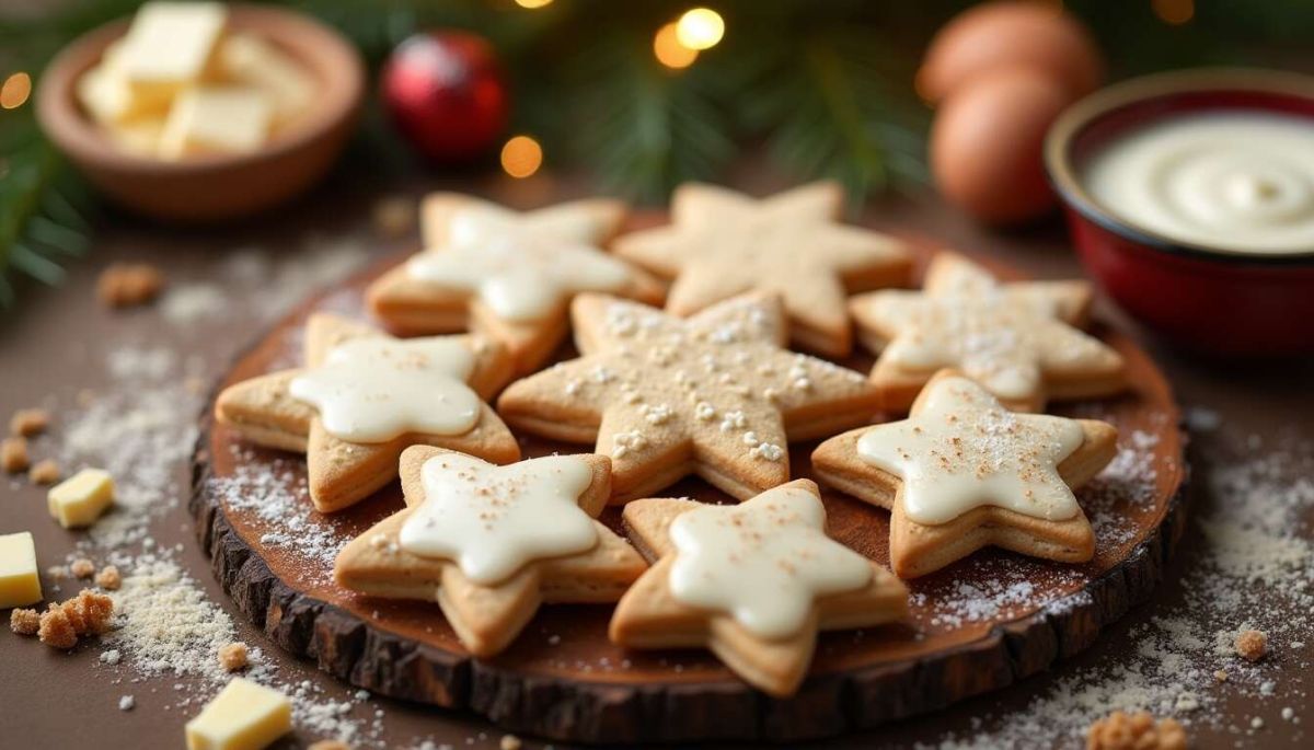 Petits biscuits de Noël à l’epeautre : recette étoilée au glaçage royal