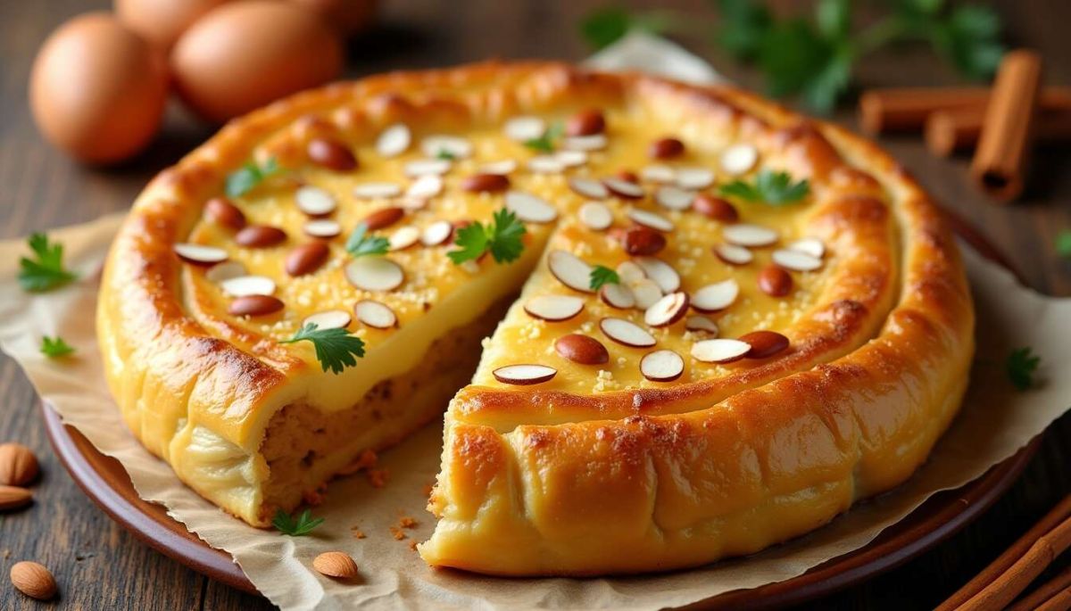 Découvrez la pastilla marocaine au poulet et aux amandes : un voyage culinaire