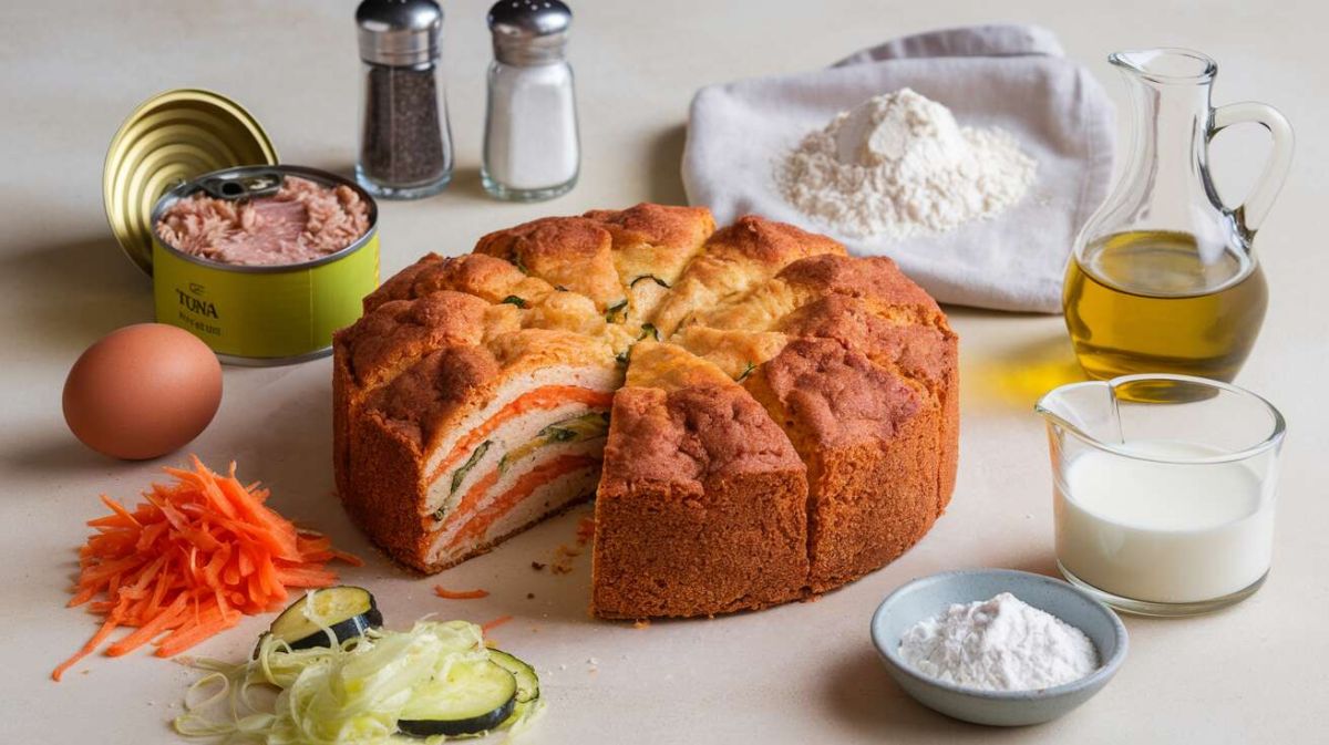 Le cake léger au thon, carottes et courgettes : une recette anti-gaspillage incontournable