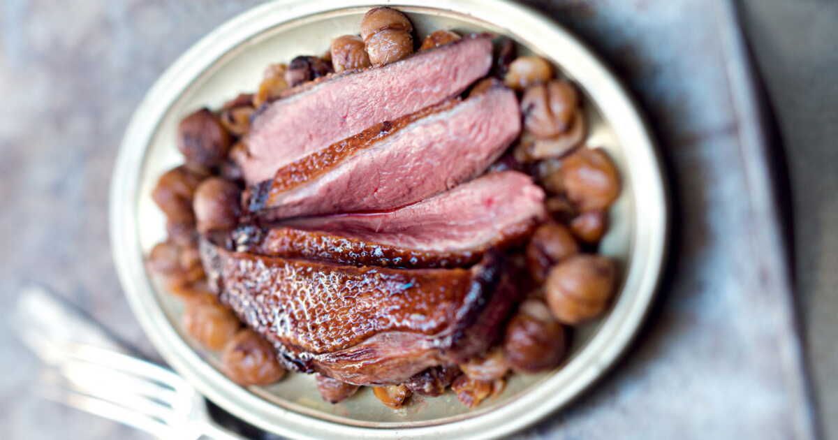 Les délices du magret de canard aux châtaignes