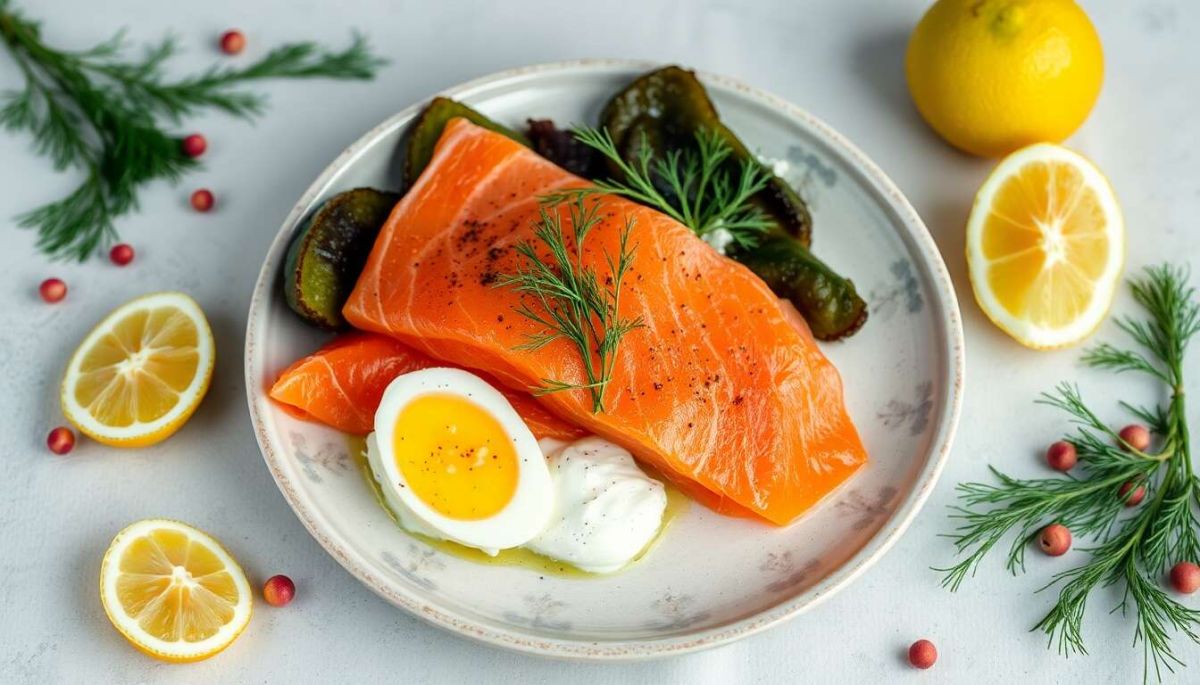 Une assiette de saumon fumé qui émerveille les papilles