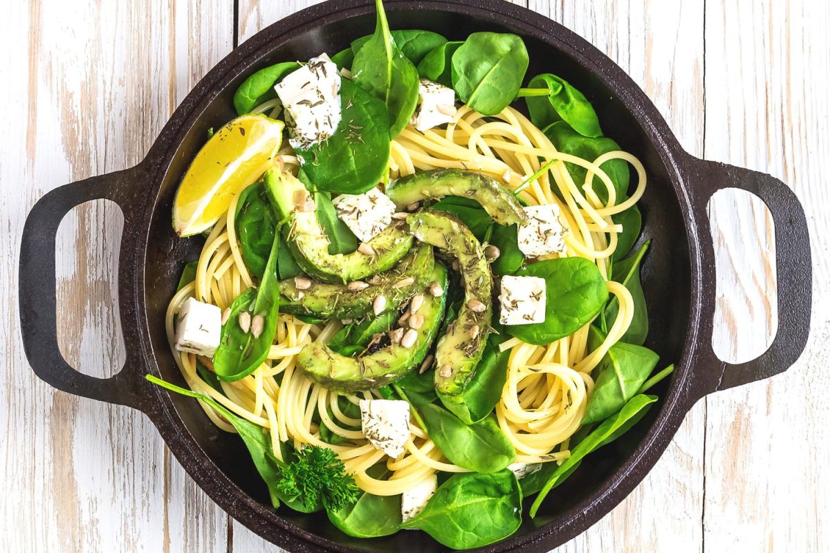 Salade de pâtes et petits pois de Norbert Tarayre