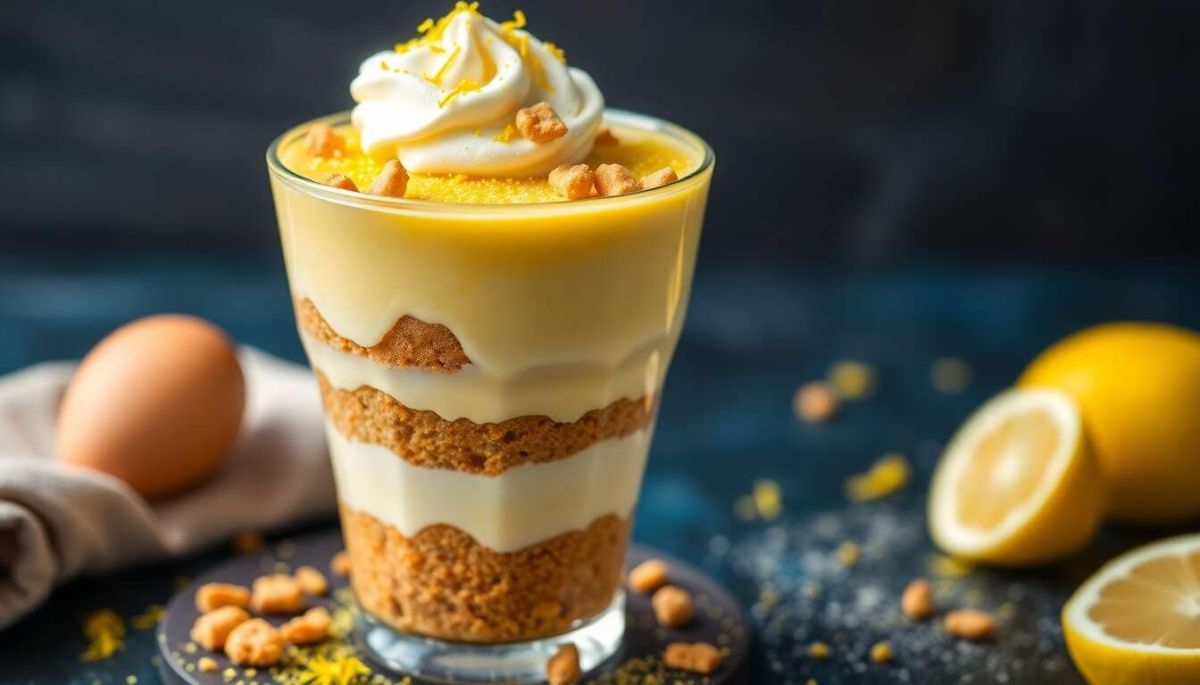 Une tarte au citron revisitée en verrine, pour un dessert chic et frais