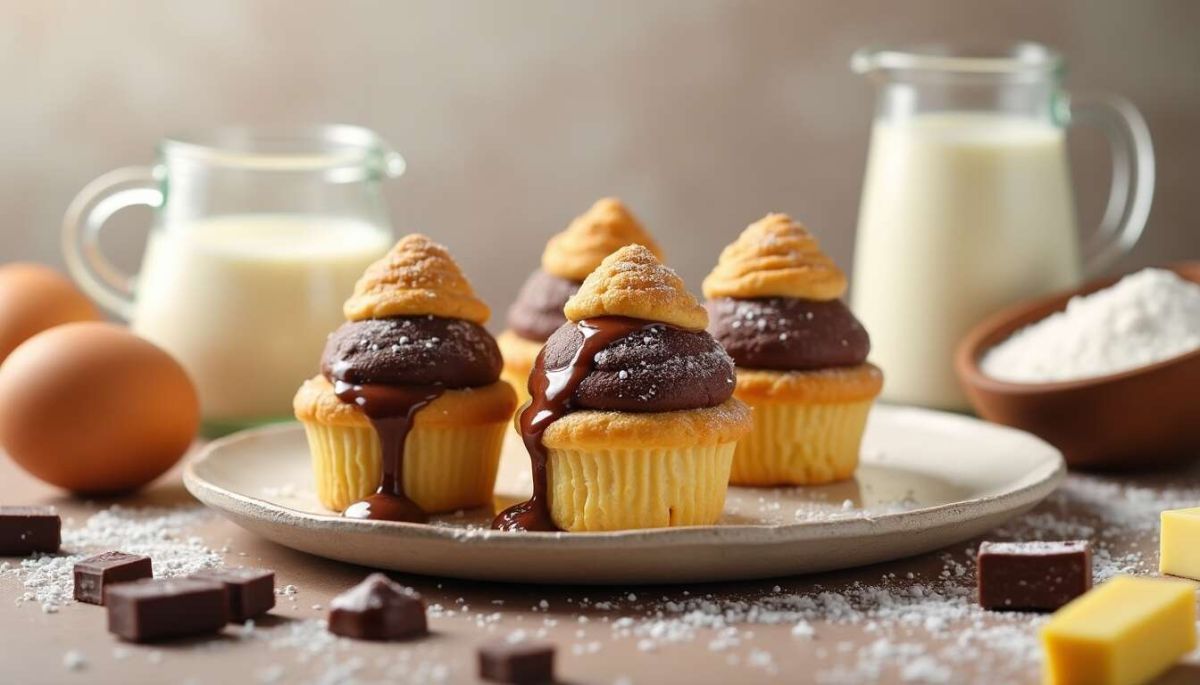 Éveillez vos papilles avec des choux à la crème chocolat