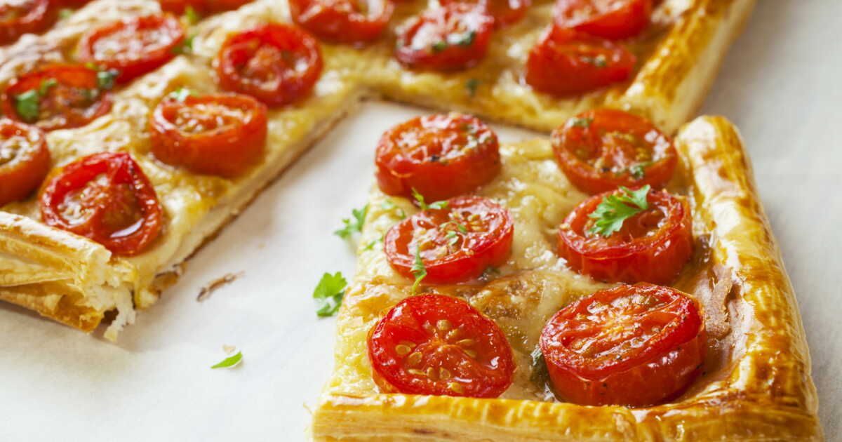 La tarte surprise de Christophe Michalak aux tomates cerises