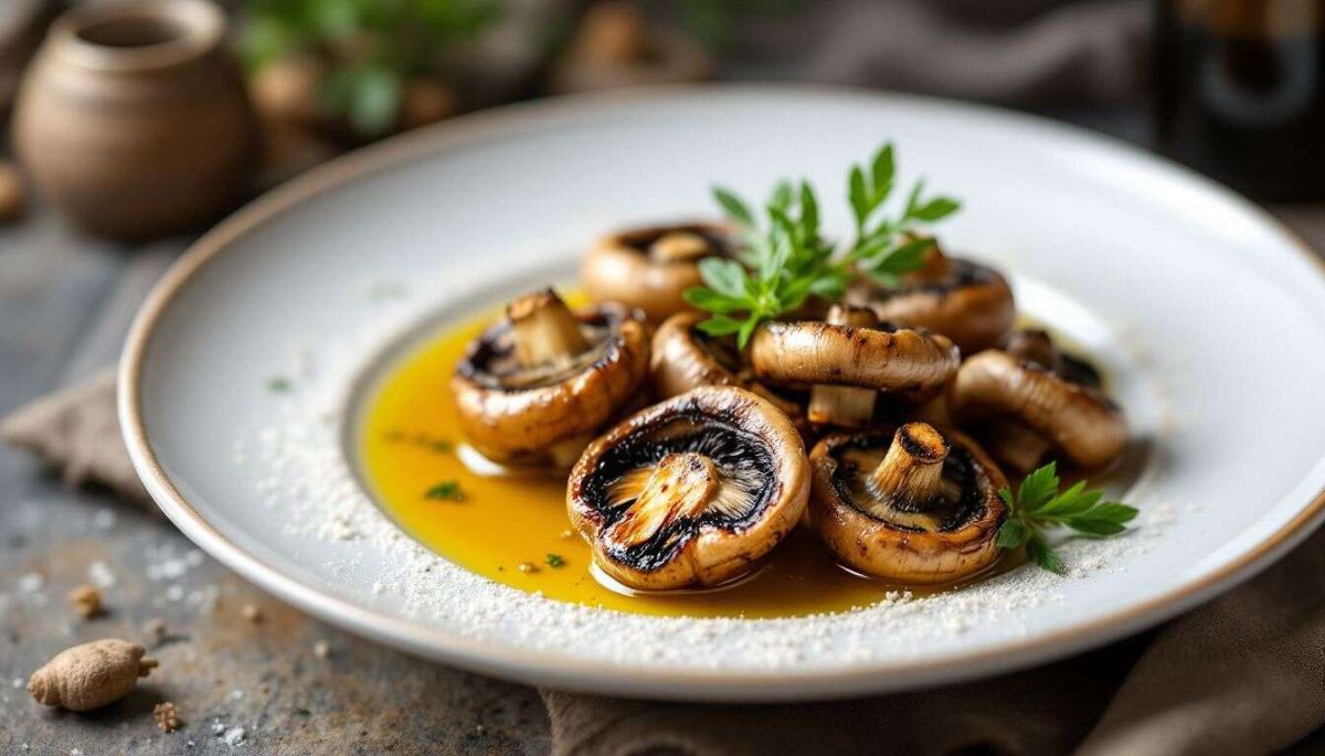 Une délicieuse recette de champignons de Paris à la plancha en toute simplicité
