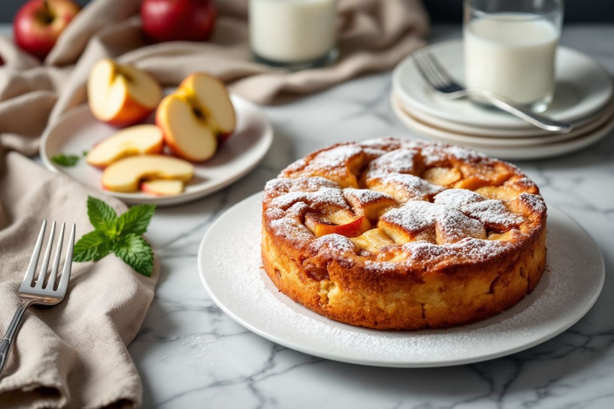 un gâteau aux pommes simple et réconfortant pour vos goûters d'automne