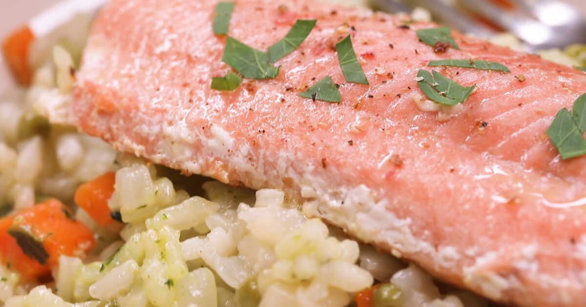 Savourez un risotto au saumon rapide et délicieux