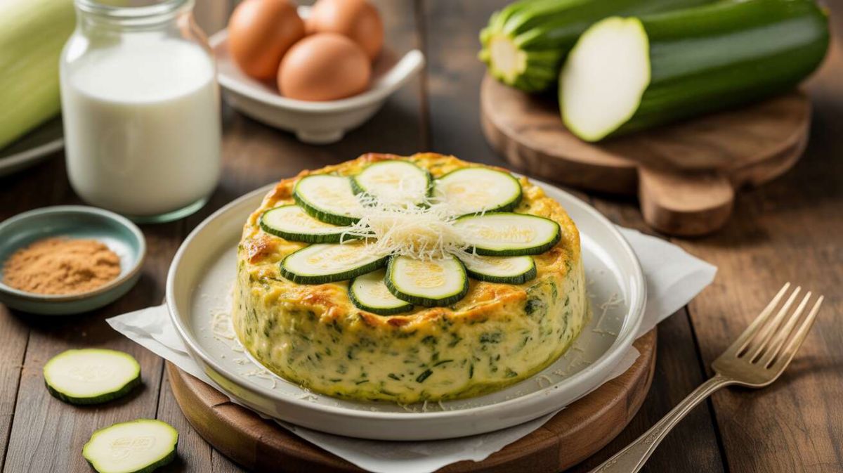 un flan de courgettes léger pour des soirées estivales réussies