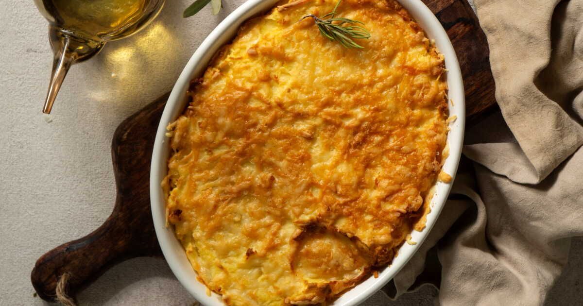 Un gratin de pâtes irrésistible au comté et chorizo pour régaler toute la famille