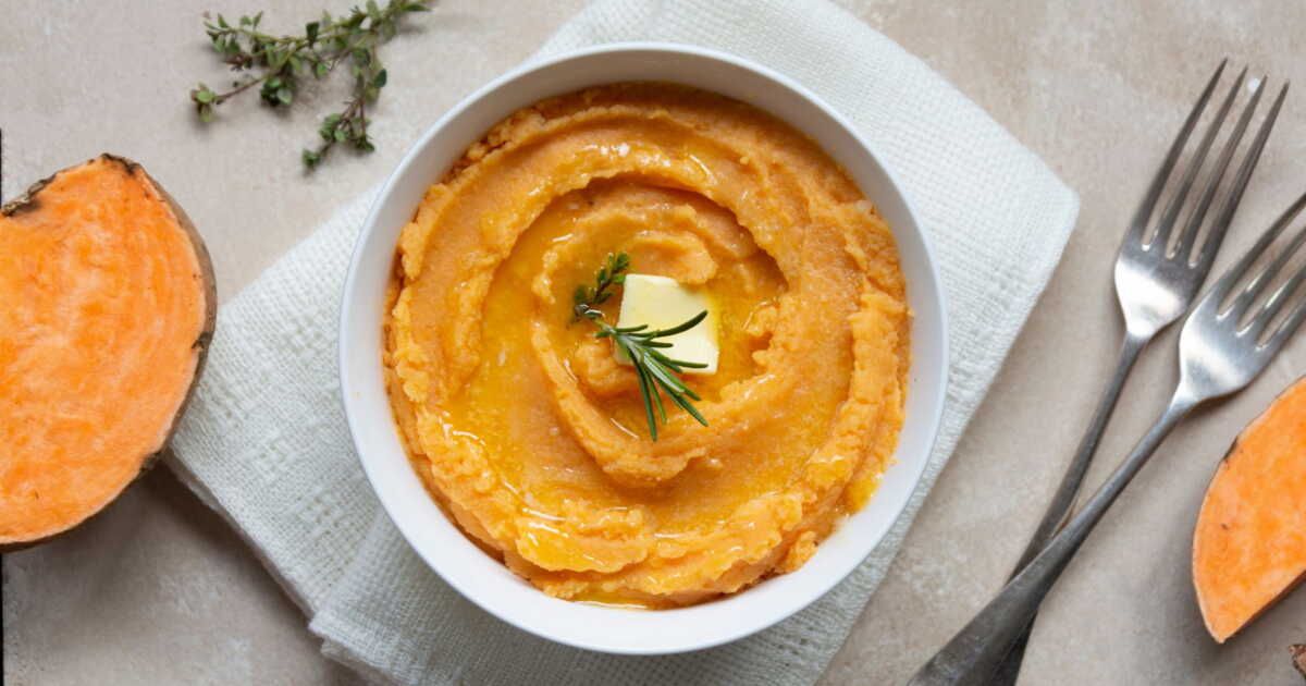 Préparez une purée de patate douce en seulement 5 minutes avec cette méthode express