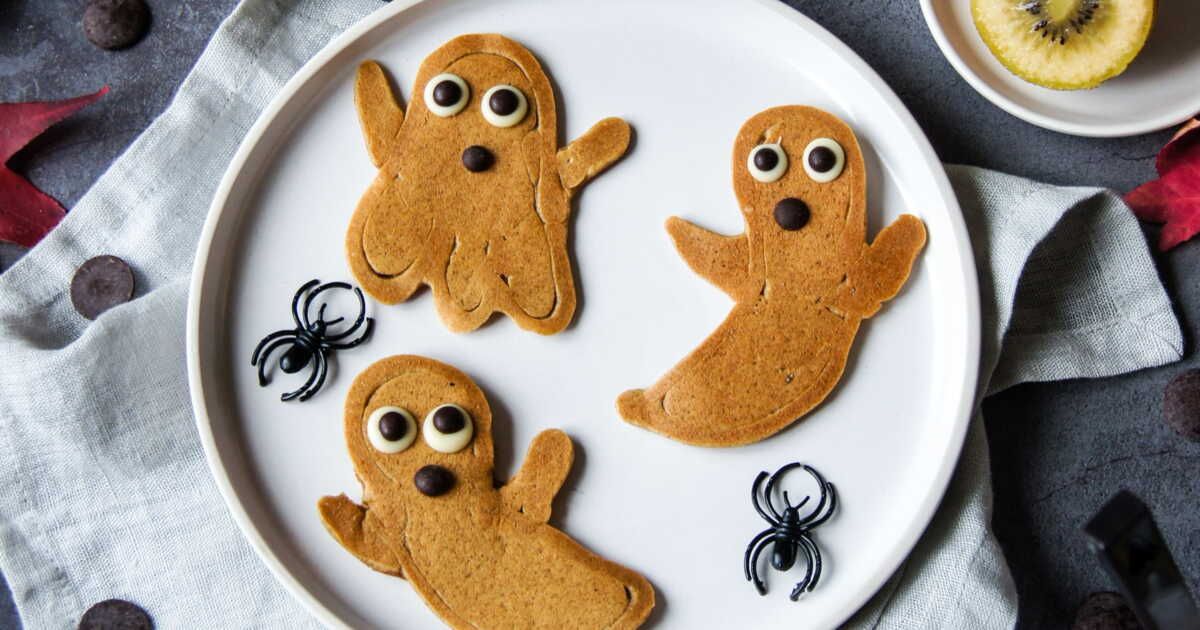 la délicieuse recette des pancakes fantômes pour un halloween terrifiant