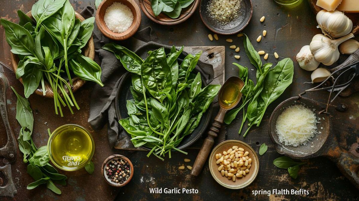 Éveillez vos papilles avec un pesto à l'ail des ours savoureux et sain