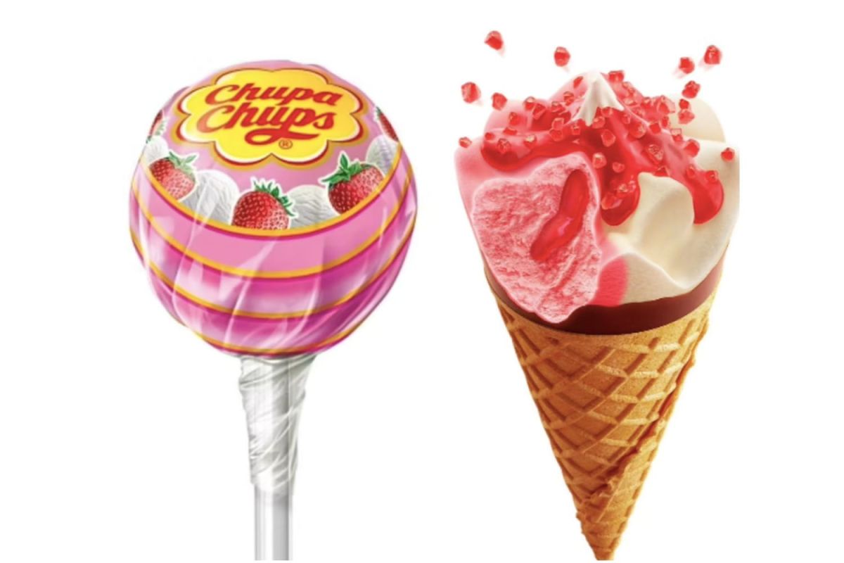 Chupa Chups dévoile des glaces irrésistibles au goût fraise et crème