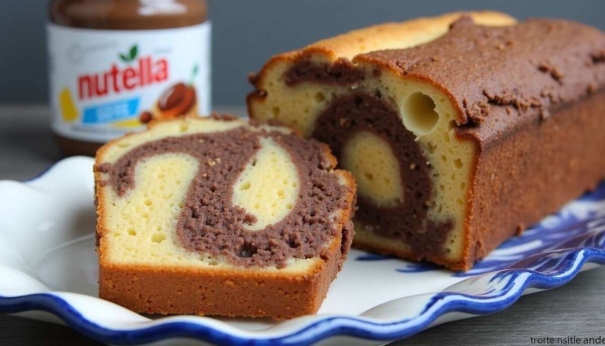 Un délice au chocolat : le gâteau au yaourt revisité au Nutella