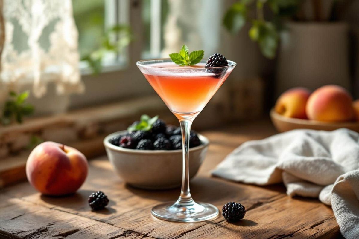 Un jour, un cocktail : French Martini aux mûres fraîches