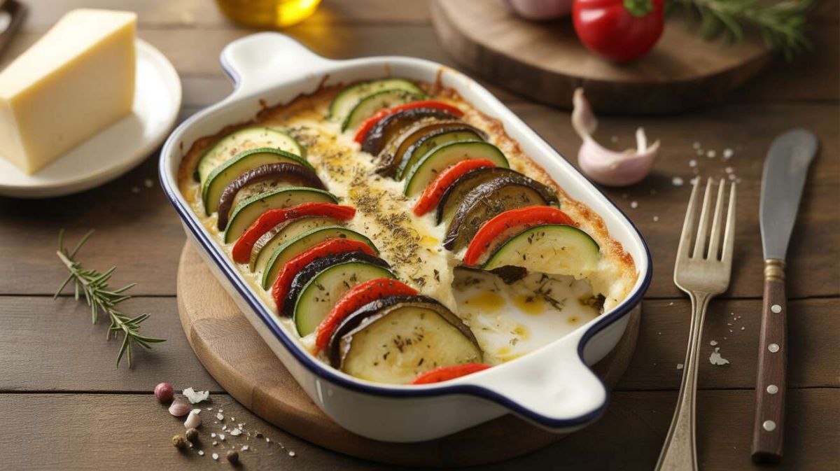 Un gratin de légumes du soleil au fromage frais qui va illuminer vos repas