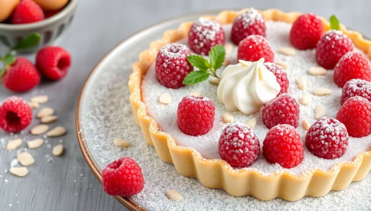 Régalez-vous avec cette tarte aux framboises surgelées, simple et savoureuse