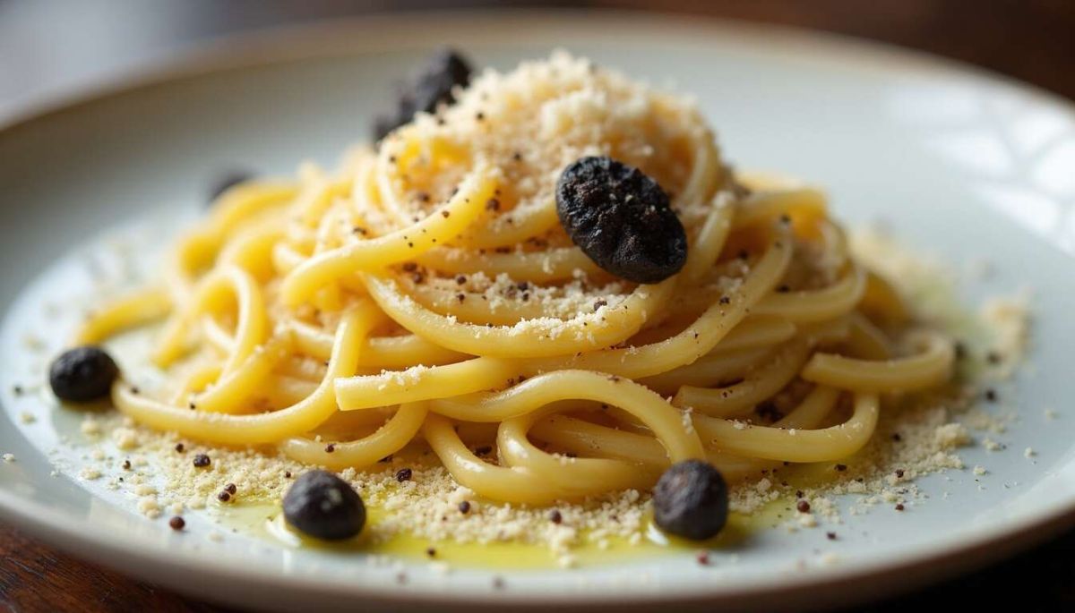 Une recette légère de pâtes aux truffes et parmesan qui enchantera vos papilles