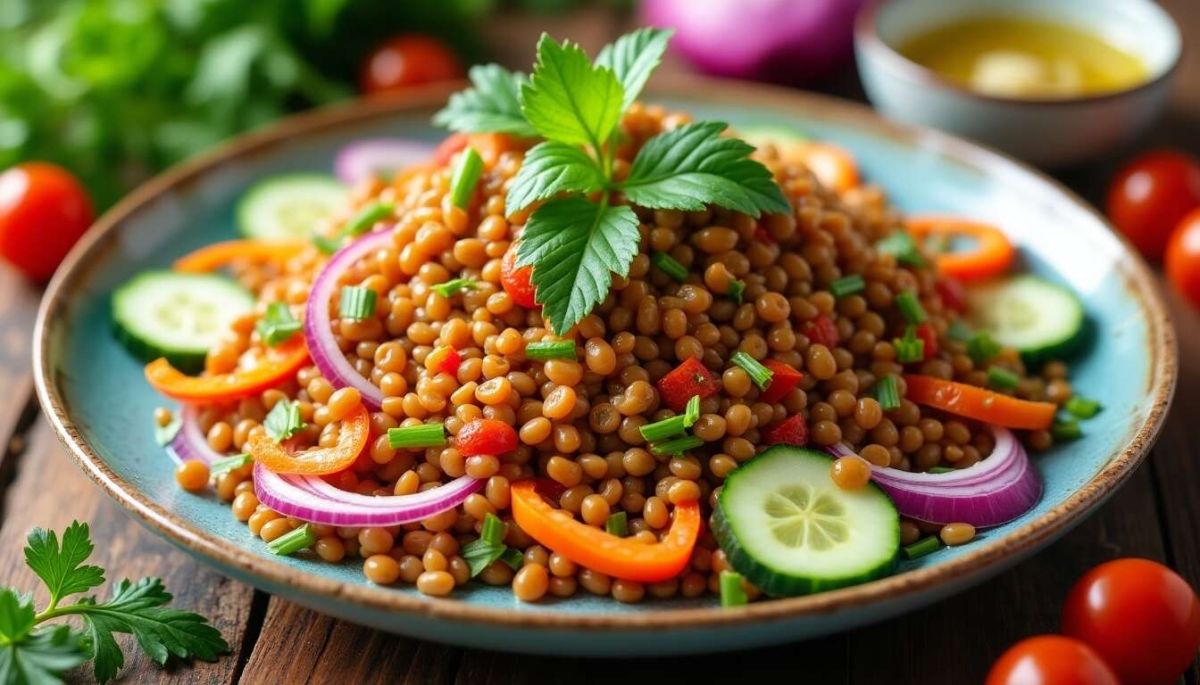 Découvrez la recette de la salade de lentilles corail pour allier fraîcheur et bien-être